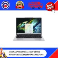 LAPTOP ACER ASPIRE LITE AL14-32P CORE 3 N355|8GB|SSD256|14WUXGA|W11+OHS