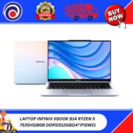 LAPTOP INFINIX XBOOK B14 RYZEN 5 7535HS | 8GB DAN 16GB DDR5 | 512GB | 14″IPS | W11