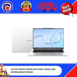 LAPTOP INFINIX XBOOK B14 RYZEN 7 5825U | 8GB DDR5 | 512GB | 14″IPS | W11