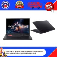 LAPTOP ACER NITRO LITE 16 71G-78GF INTEL CORE 7 240H DDR5 16GB | 512GB | 15,6″IPS | RTX4050 | W11+OHS