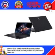 LAPTOP ACER NITRO V15 ANV15-52 INTEL CORE 7 240H | 16GB | 512GB | 15.6″IPS | RTX5050 8GB | W11+OHS 100%SRGB