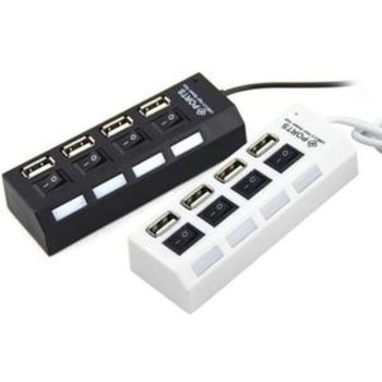 USB Hub 4 Port 2.0 Saklar