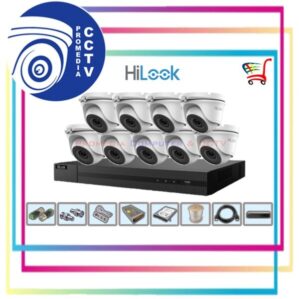 PAKET CCTV 9 KAMERA + PASANG MERK HILOOK 2 MEGAPIXEL