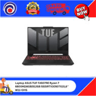 Laptop ASUS TUF FA507RE Ryzen 7 6800H|16GB|512GB SSD|RTX3050TI|15,6″