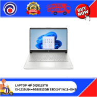 LAPTOP HP DQ5115TU I3-1215U|4+4GB|512GB SSD|14″|W11+OHS