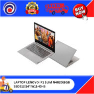 LAPTOP LENOVO IP1 SLIM N4020|8GB SSD512|14″|W11+OHS