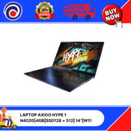 LAPTOP AXIOO HYPE 1 N4020|4GB|SSD128 + 512| 14″|W11