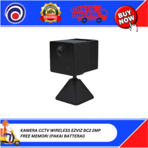 KAMERA CCTV WIRELESS EZVIZ BC2 2MP+FREE MEMORI 32GB (PAKAI BATERAI)