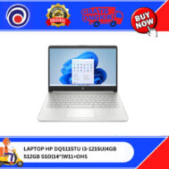 LAPTOP HP DQ5115TU I3-1215U|4GB 512GB SSD|14″|W11+OHS