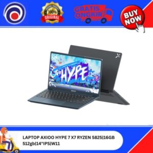LAPTOP AXIOO HYPE 7 X7 RYZEN 5825U | 16GB | 512GB | 14″IPS | W11