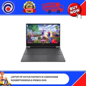 LAPTOP HP VICTUS FA2716TX I5-13420H | 16GB 512GB | RTX3050 | 15.6 IPS | W11+OHS
