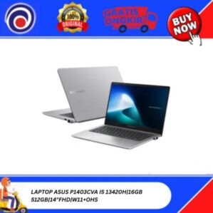 LAPTOP ASUS P1403CVA I5 13420H|16GB|512GB|14″FHD|W11+OHS