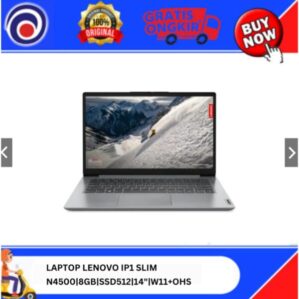 LAPTOP LENOVO IP1 SLIM N4500|8GB|SSD512|14″|W11+OHS