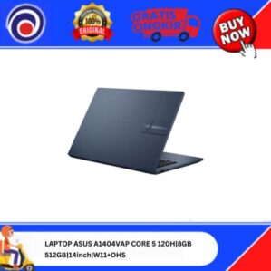 LAPTOP ASUS A1404VAP CORE 5 120H|8GB 512GB|14inch|W11+OHS