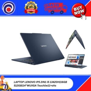 LAPTOP LENOVO IP5 2IN1 i5 13420H|16GB|512GB|14″WUXGA Touch|w11+ohs