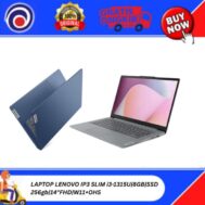 LAPTOP LENOVO IP3 SLIM i3-1315U|8GB|SSD 256gb|14″FHD|W11+OHS