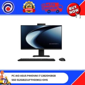 PC AIO ASUS P440VAK I7 13620H|8GB|SSD 512GB|23.8″FHD|W11+OHS