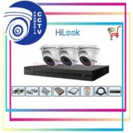 PAKET CCTV + PASANG MERK HILOOK 2 MEGAPIXEL 4 CHANNEL 3 KAMERA