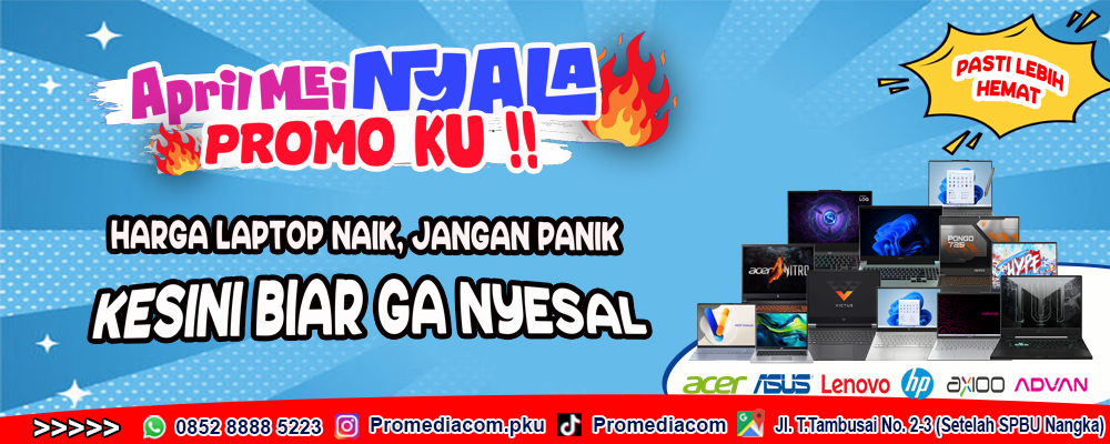 Promedia Computer – Pusat Komputer dan CCTV Pekanbaru Riau 1