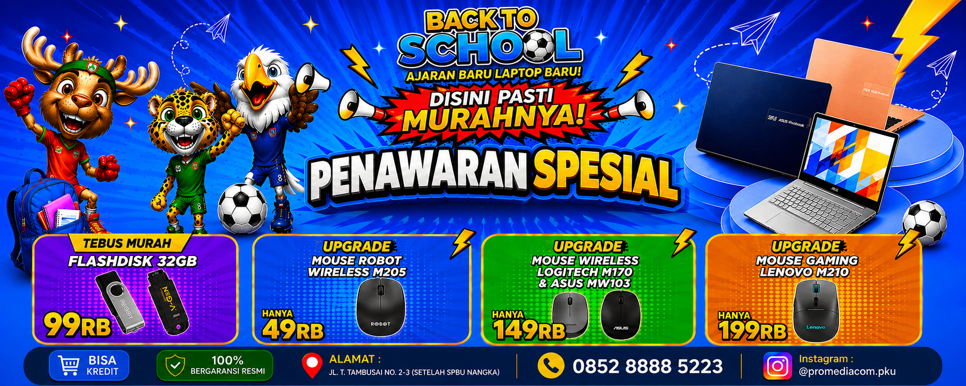 Promedia Computer – Pusat Komputer dan CCTV Pekanbaru Riau 1