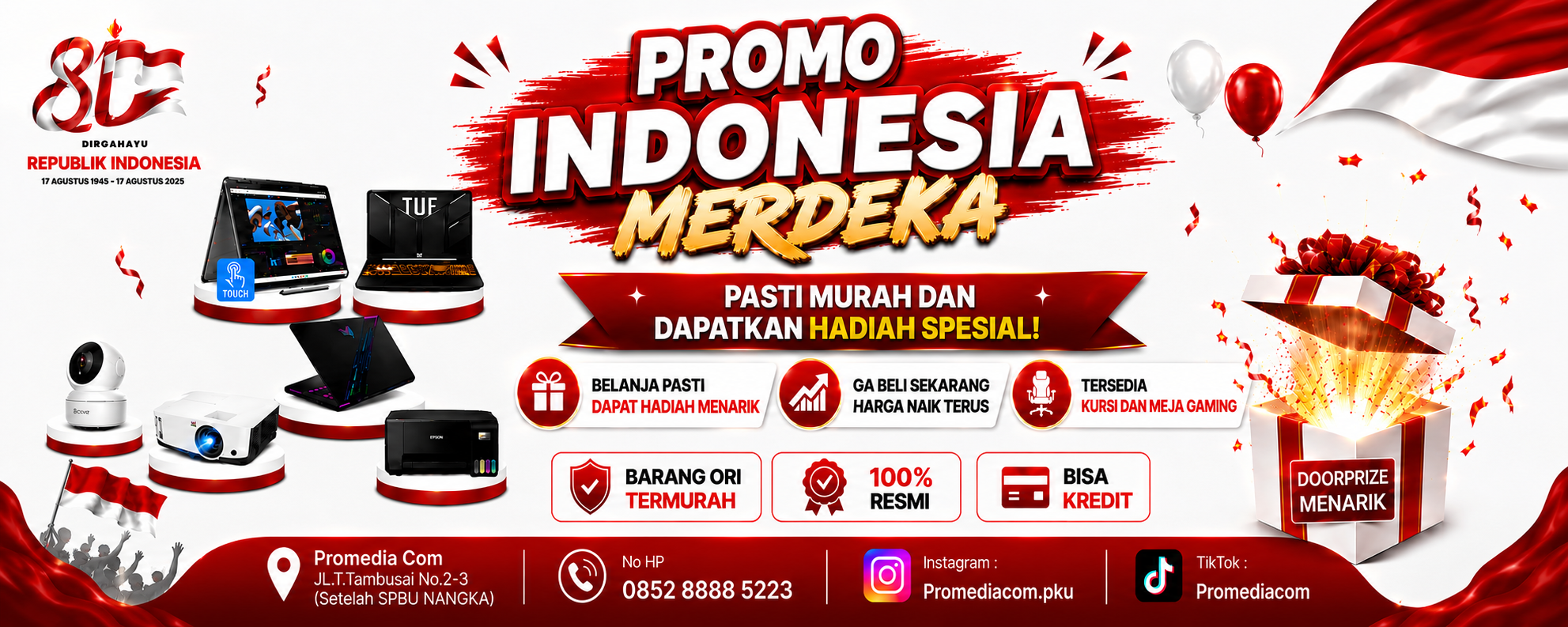 Promedia Computer – Pusat Komputer dan CCTV Pekanbaru Riau 1